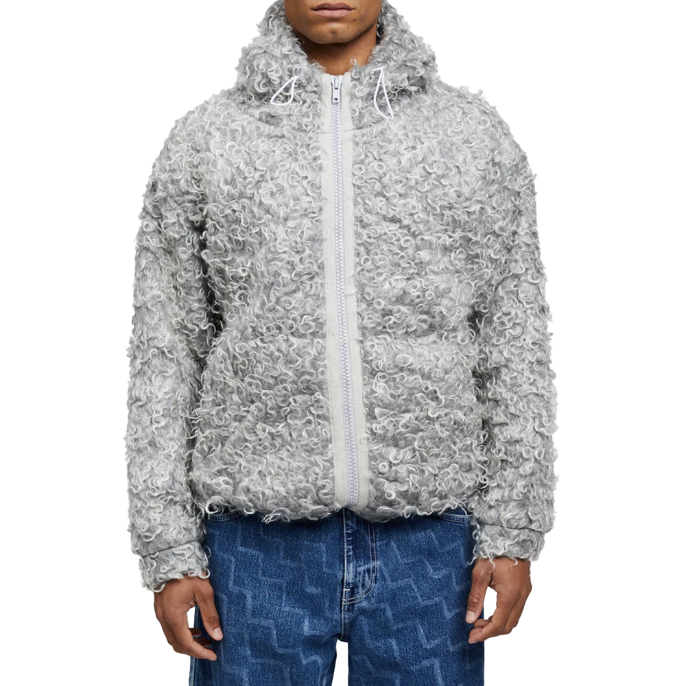 Bonsai Ricciolo zip hoodie - Grey
