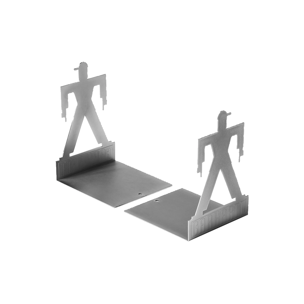 Carhartt WIP Foundation Bookends - Silver