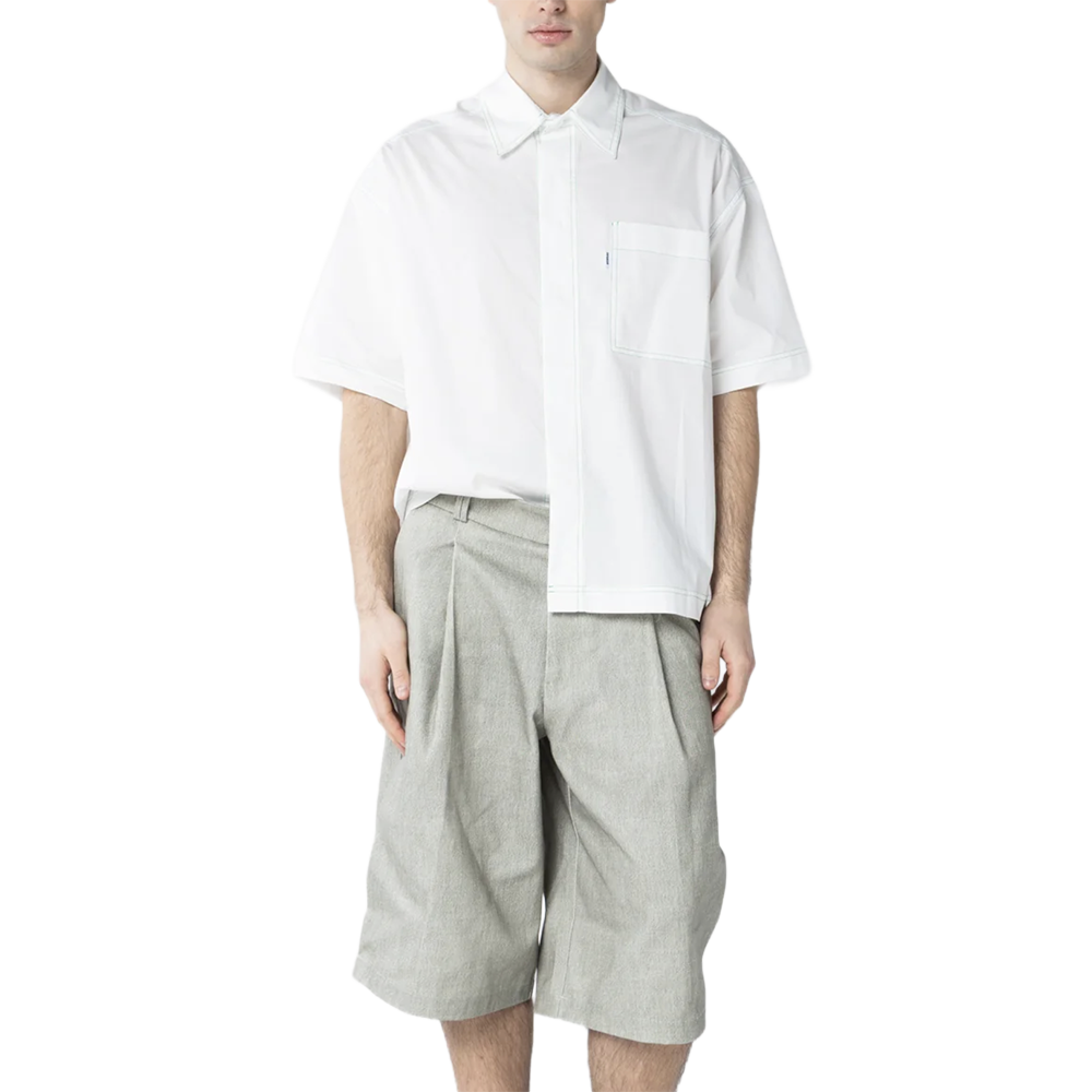Bonsai Alberello botton down shirt - White