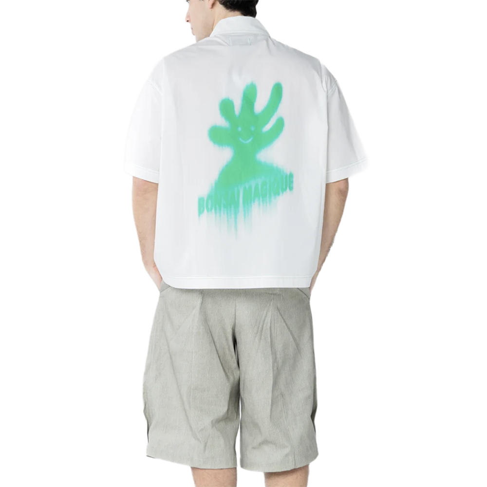 Bonsai Alberello botton down shirt - White