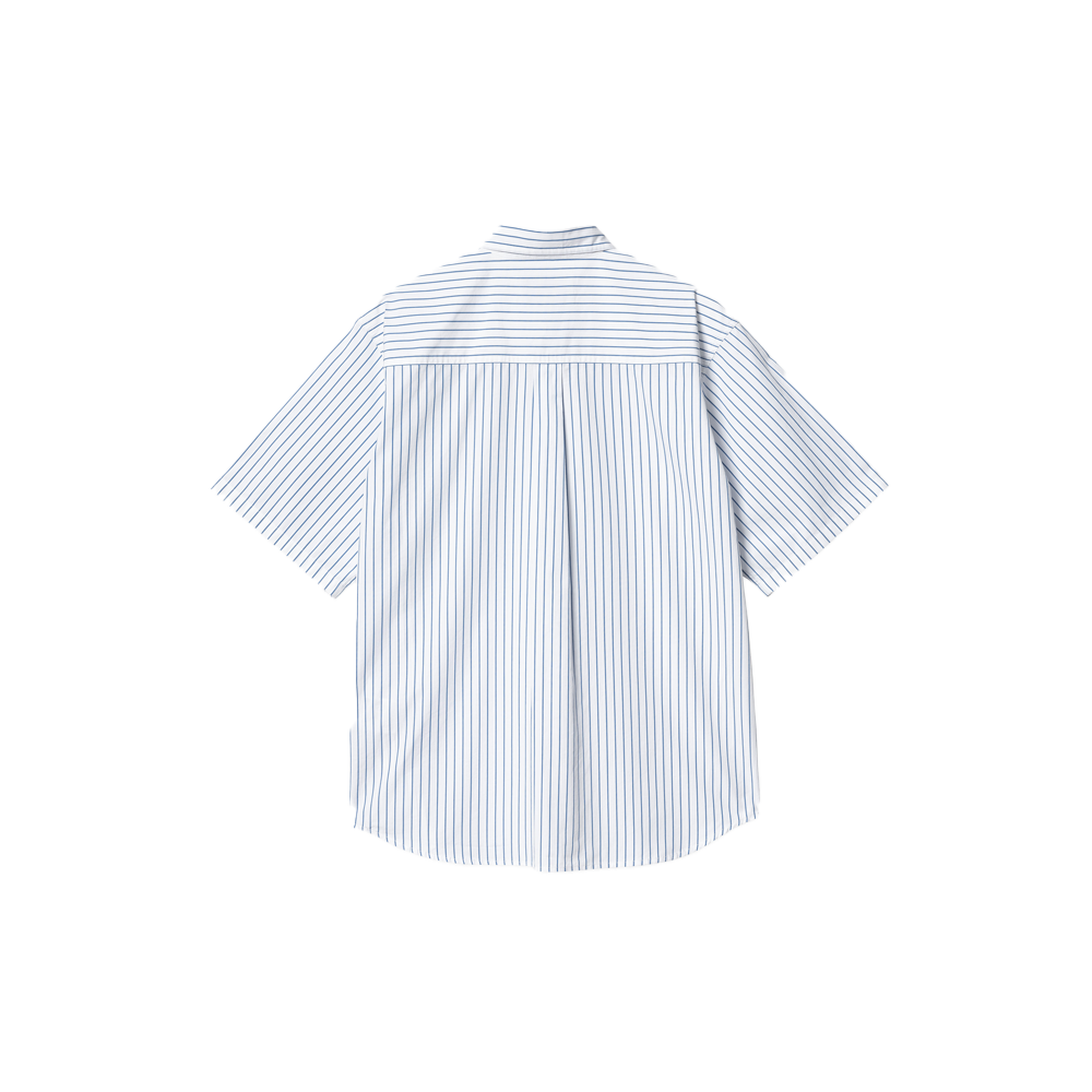 Carhartt WIP S/S Linus Shirt - Bleach/White