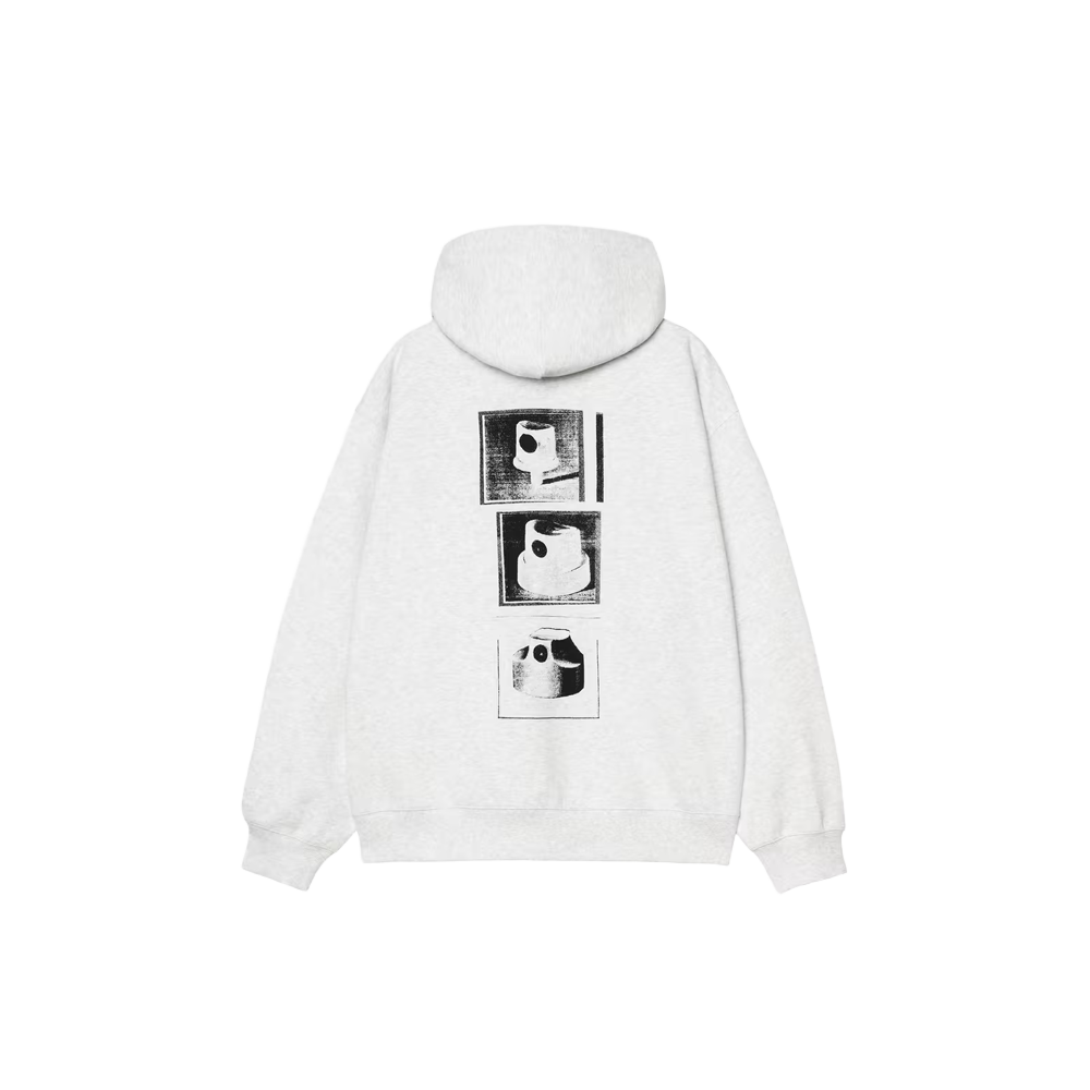 Carhartt WIP Hooded Caps Sweatshirt - Ash Heather