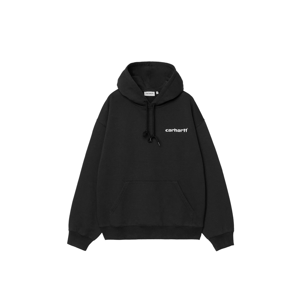 Carhartt WIP Hooded Caps Sweatshirt - Black