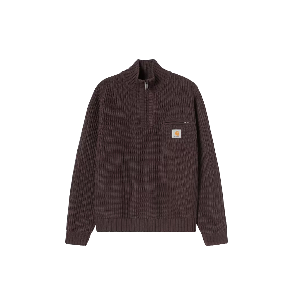 Carhartt WIP Detroit Half Zip Sweater - Palisander