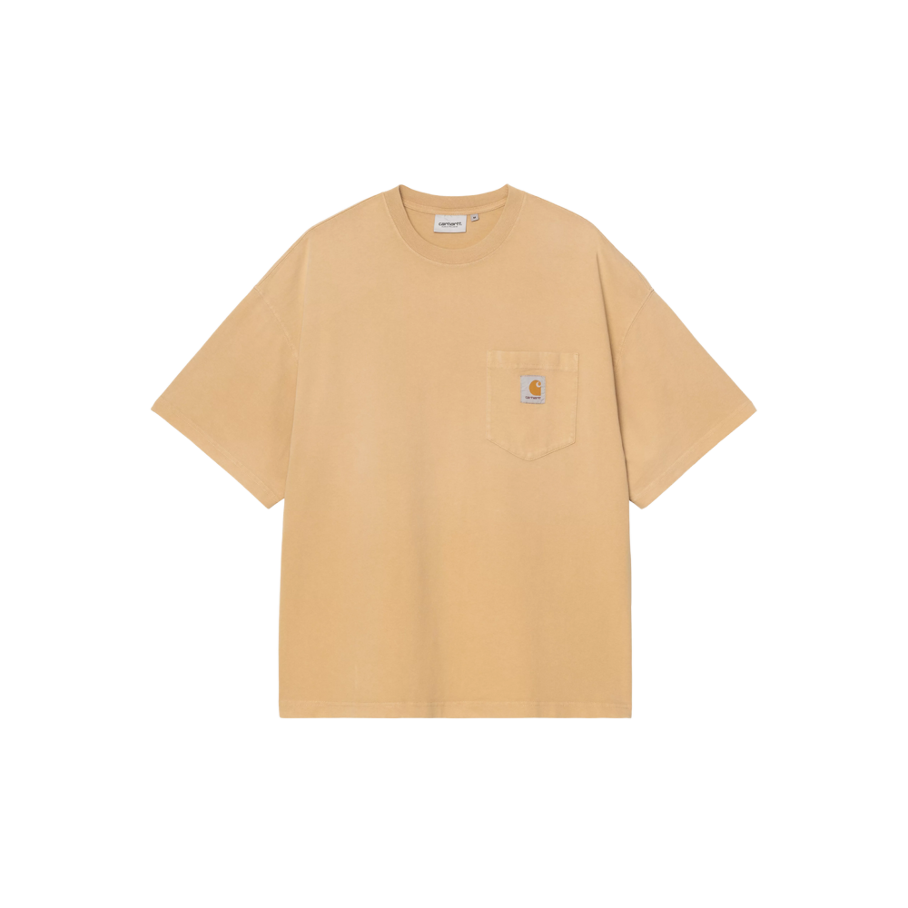 Carhartt WIP S/S Hudson Pocket T-Shirt - Dusty H brown