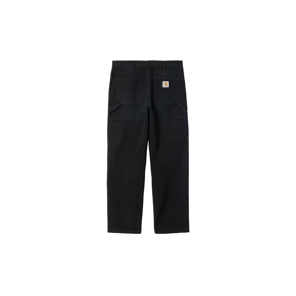 Carhartt WIP Double Knee - Black, Stone canvas