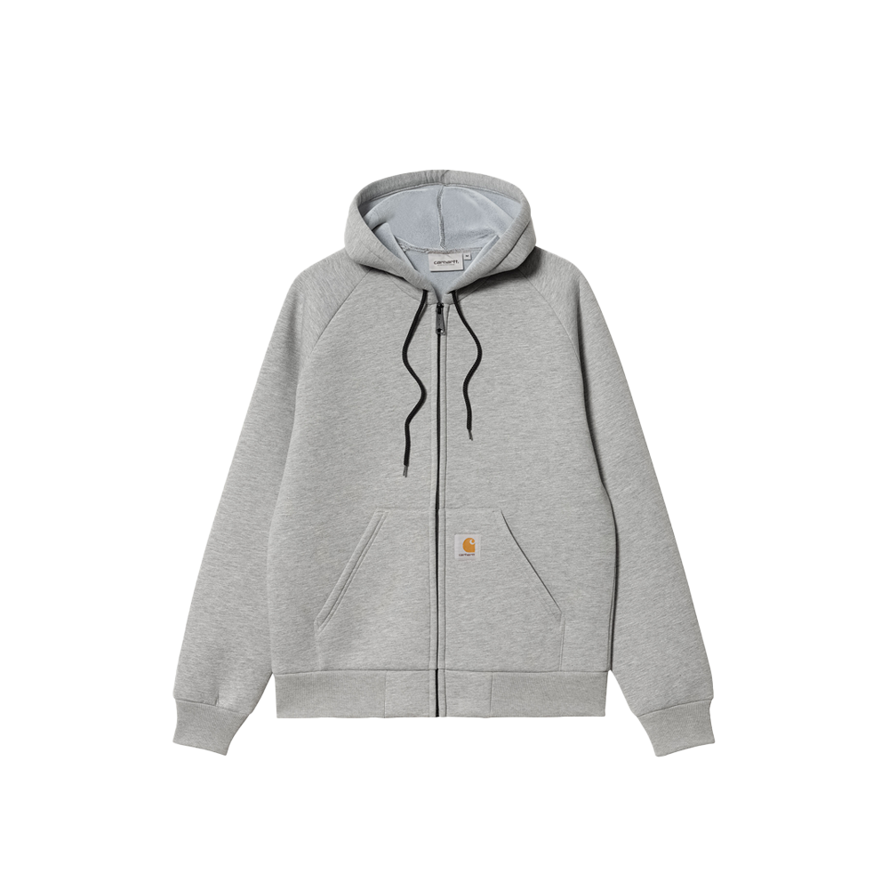 Carhartt WIP Car-Lux Hooded Jacket - Grey Heather/Grey