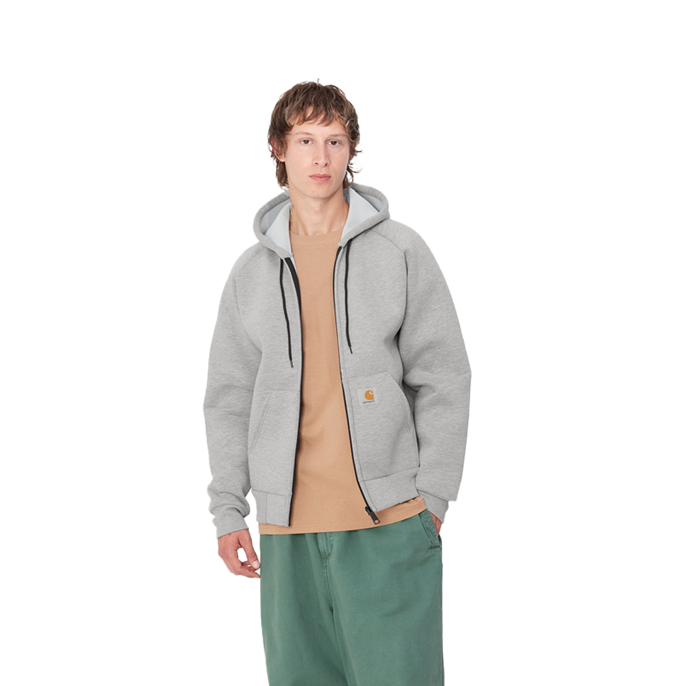 Carhartt WIP Car-Lux Hooded Jacket - Grey Heather/Grey
