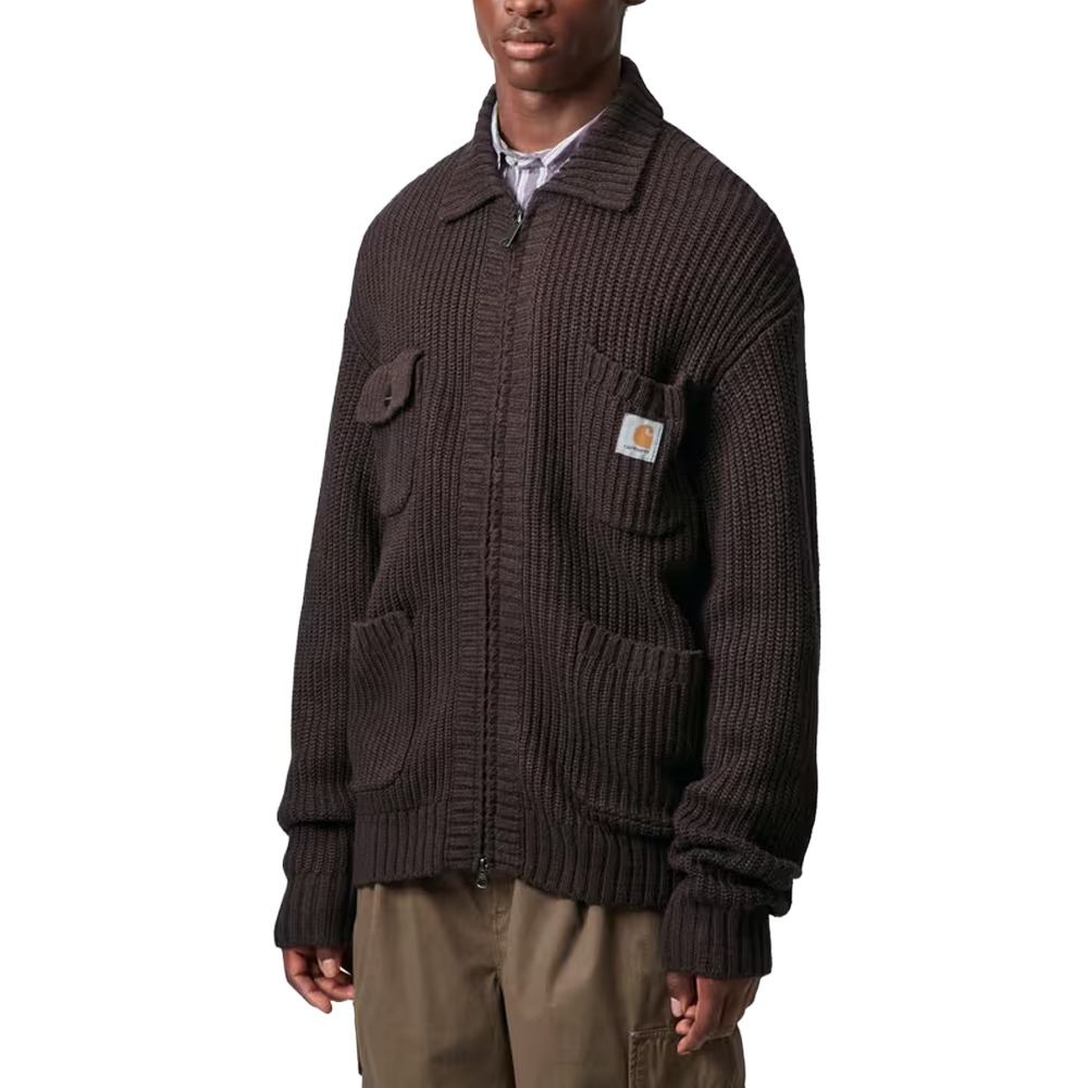 Carhartt WIP Chore Knit Jacket - Palisander