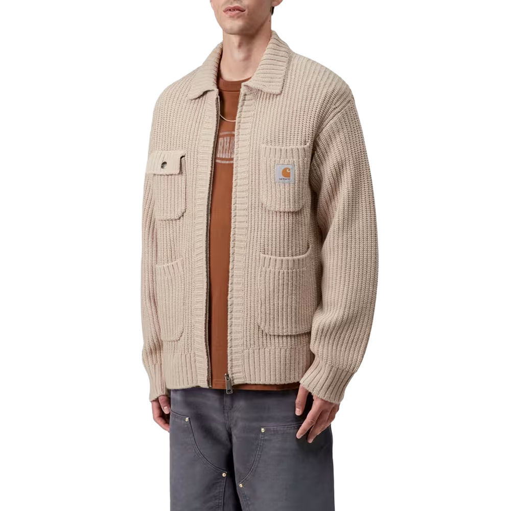 Carhartt WIP Chore Knit Jacket - Fleu de Sel
