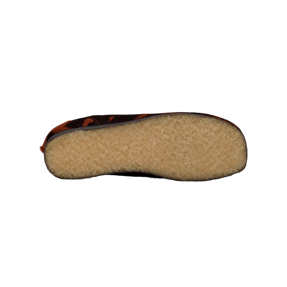 Clarks Wallabee - Brown Cow Print
