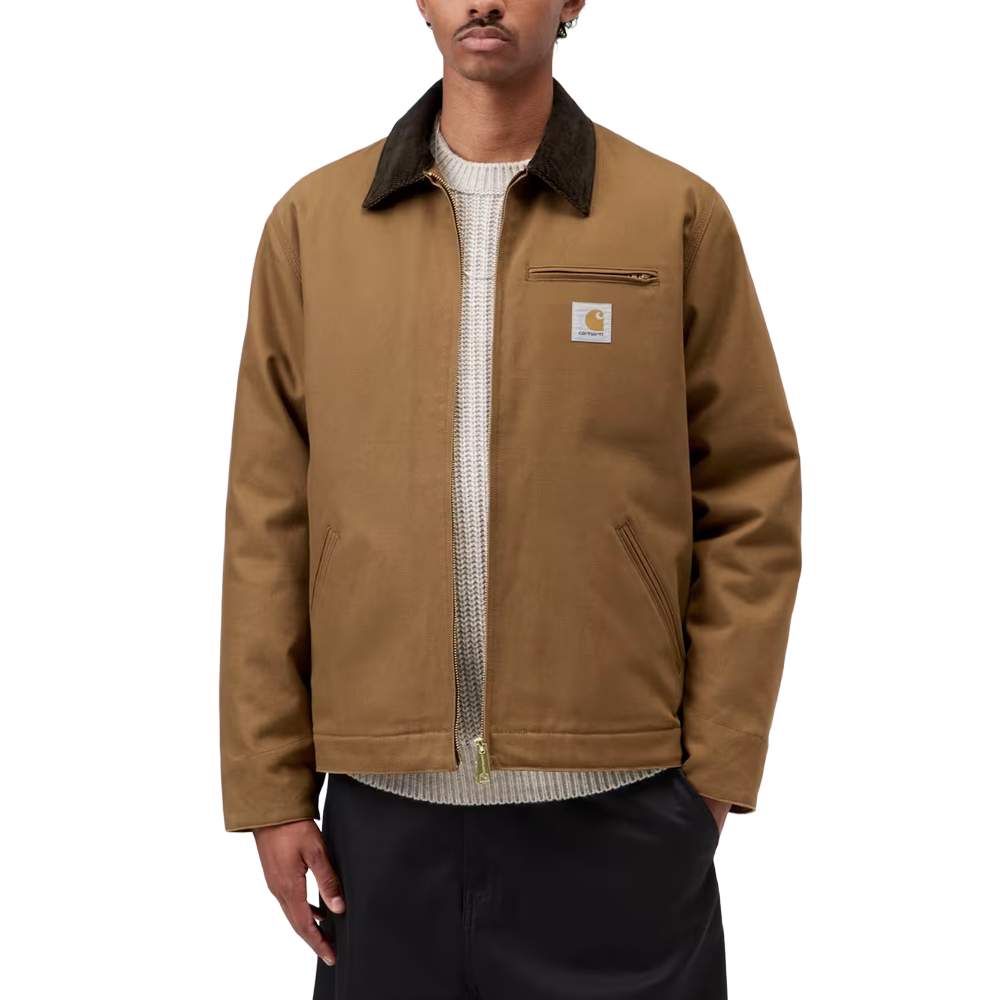 Carhartt WIP Detroit Jacket (Winter) - Hamilton Brown / Tobacco, Rigid