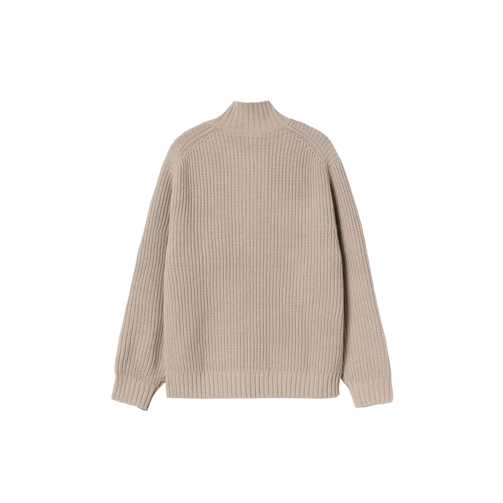 Carhartt WIP Detroit Half Zip Sweater - Fleur de Sel