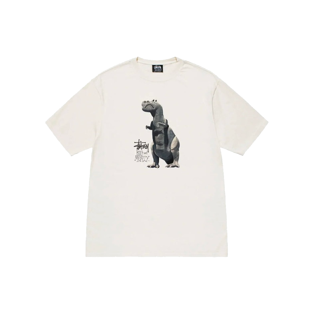 Stussy Big &amp; Meaty pig. dyed tee - Natural
