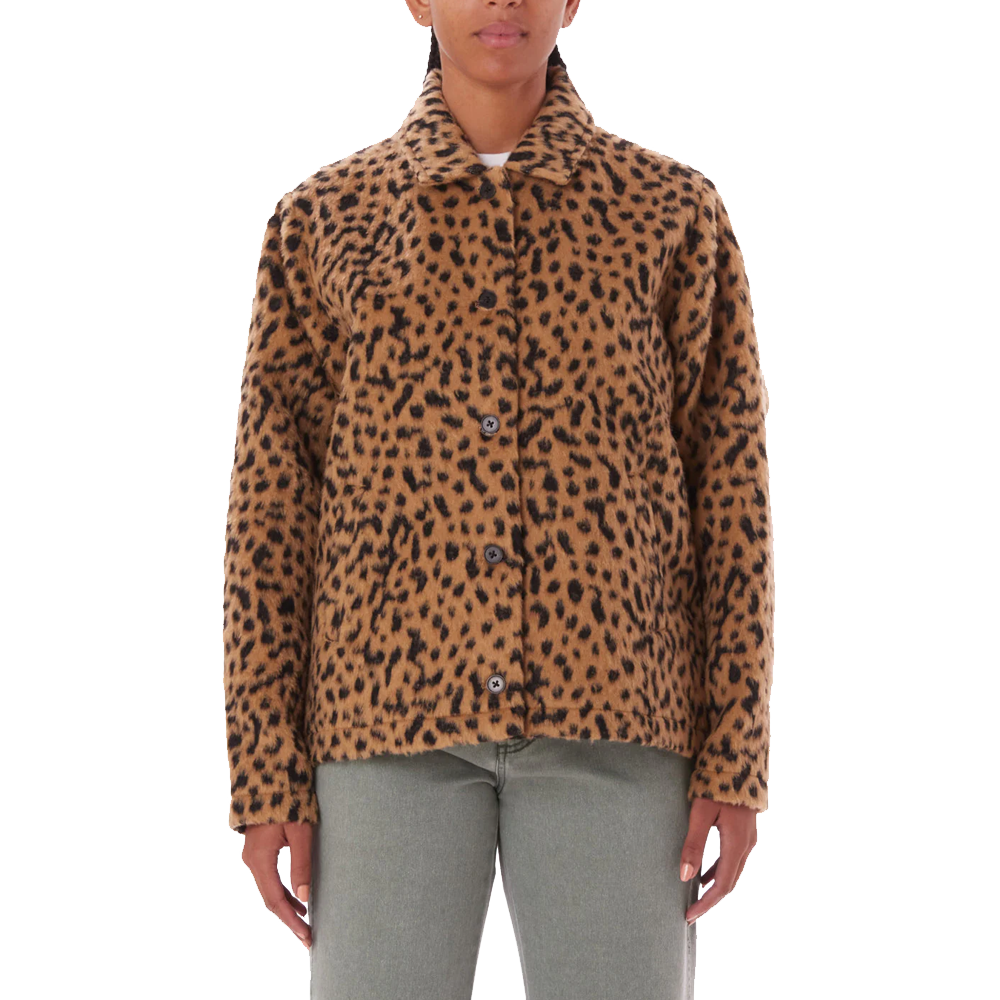 Obey Dottie Jacket - Bone Brown Multi