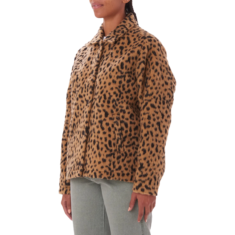 Obey Dottie Jacket - Bone Brown Multi