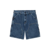Carhartt WIP Double Knee Short - Blue (Stone washed)