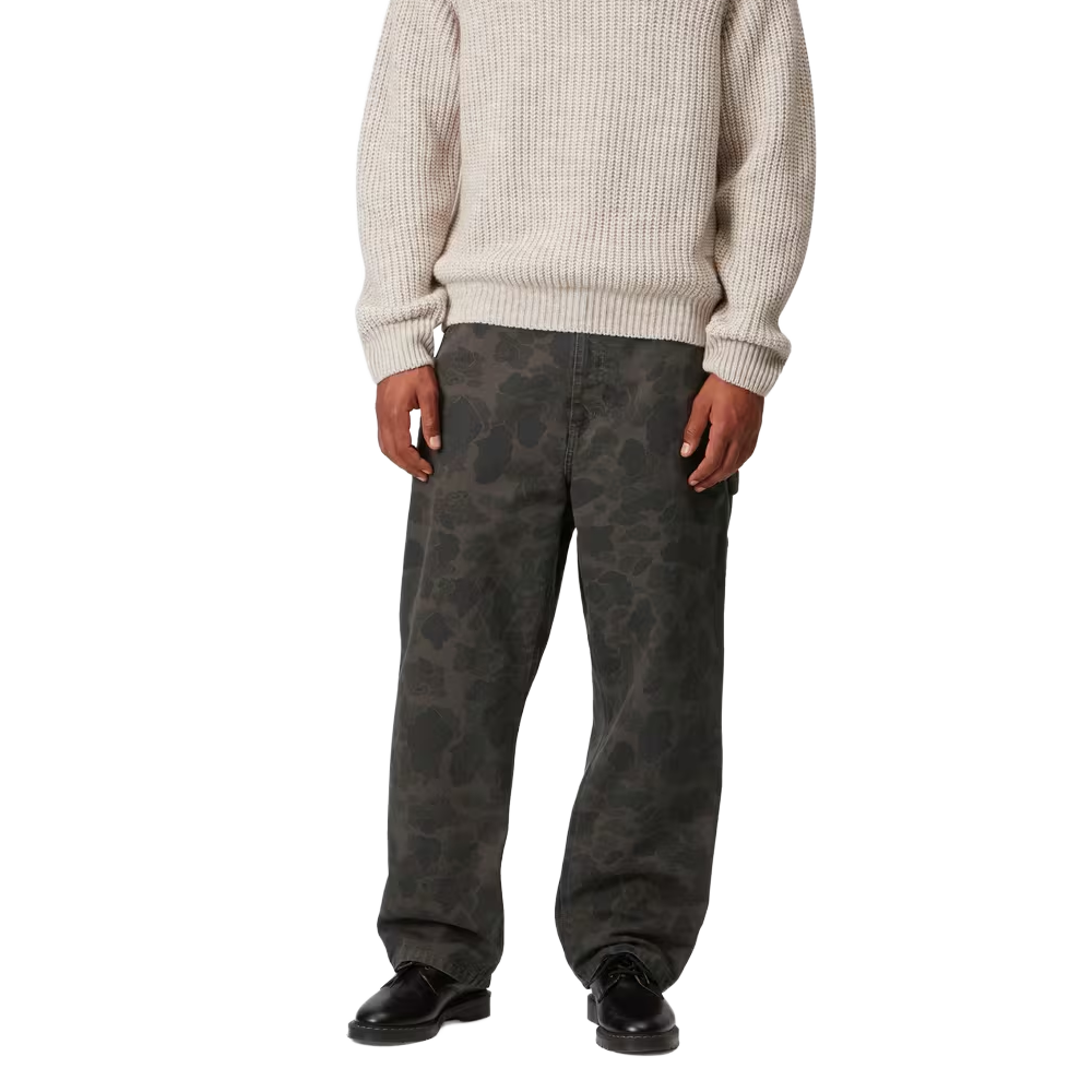 Carhartt WIP Duck Single Knee Pant - Camo Duck, Green / Porphyry