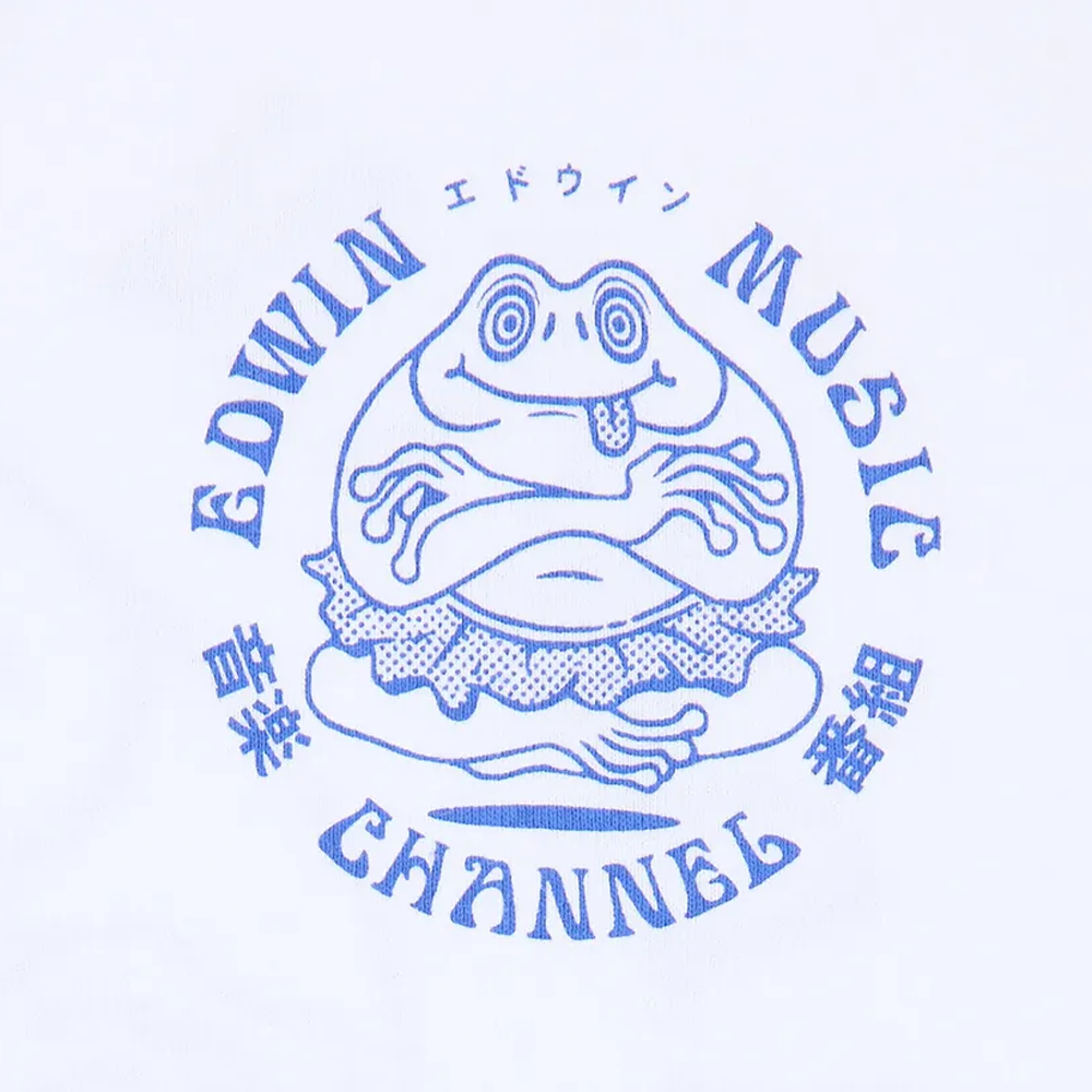 Edwin Music Channel Tshirt - White