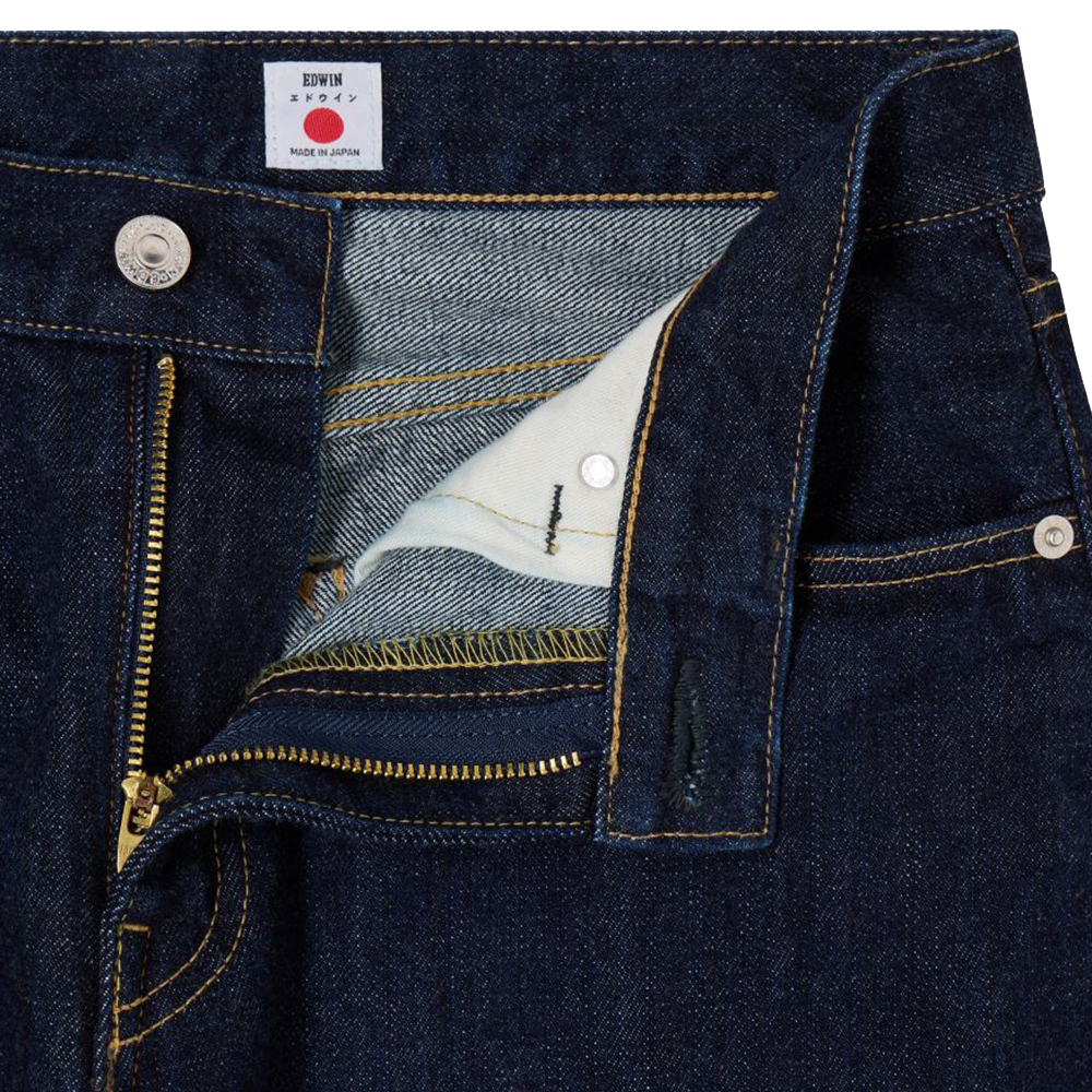 Edwin W Janis Pant - Blue Rinsed