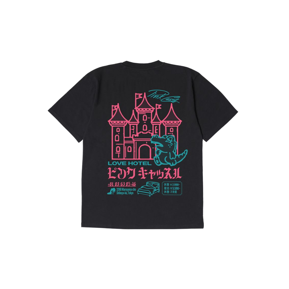 Edwin Pink Castle T-shirt - Black