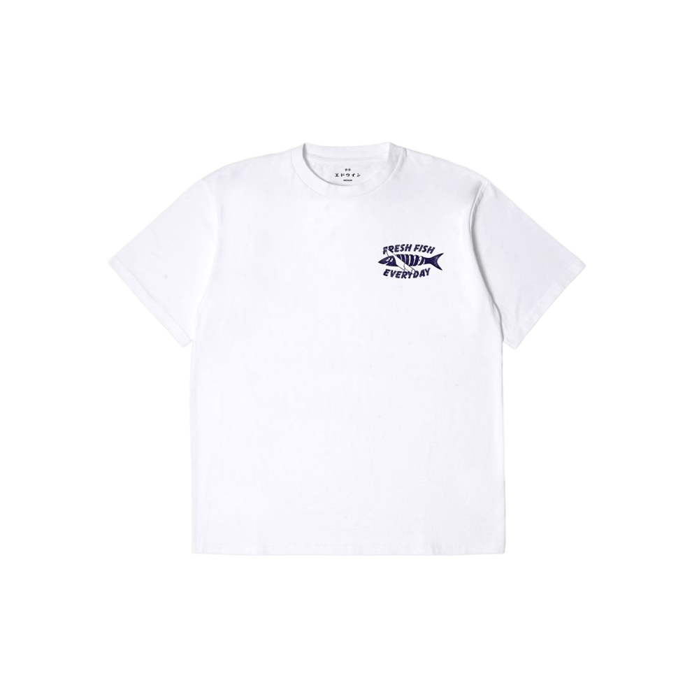 Edwin Monsieur Sakana T-shirt - White