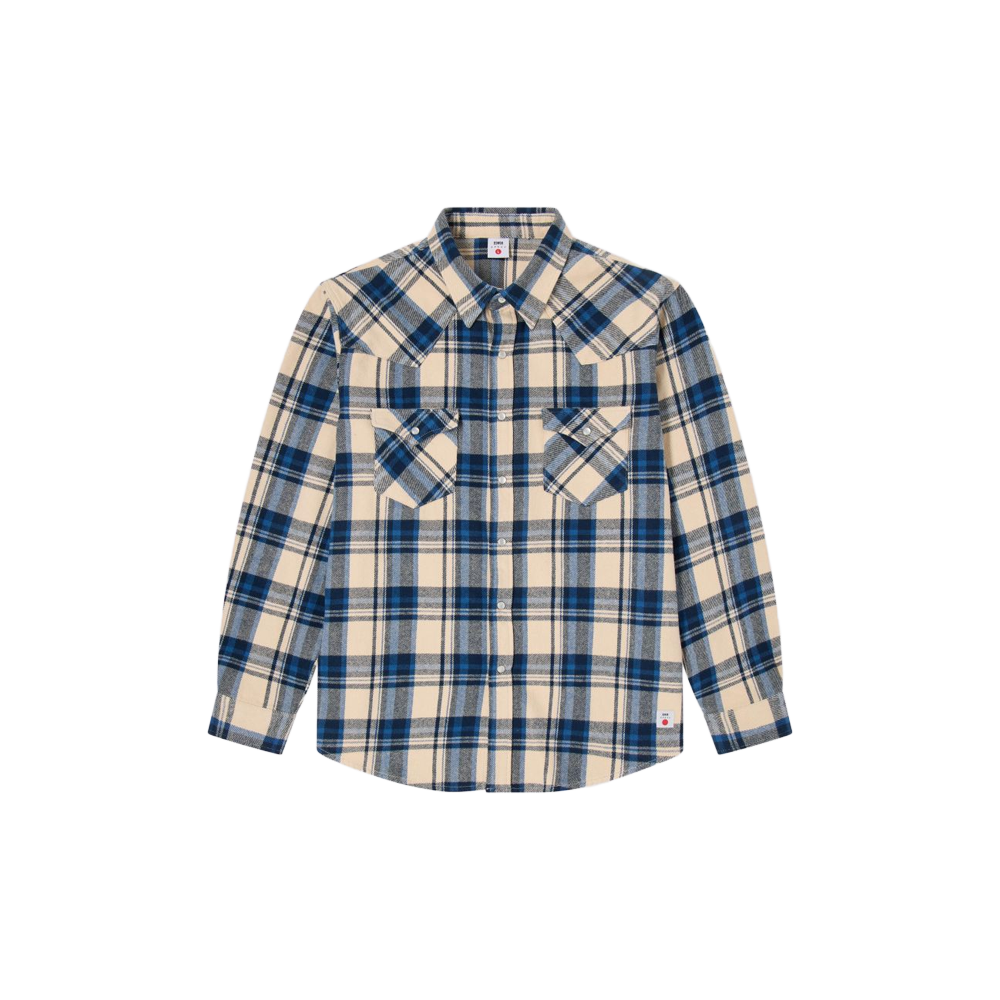 Edwin Western Shirt - Navy/Blue
