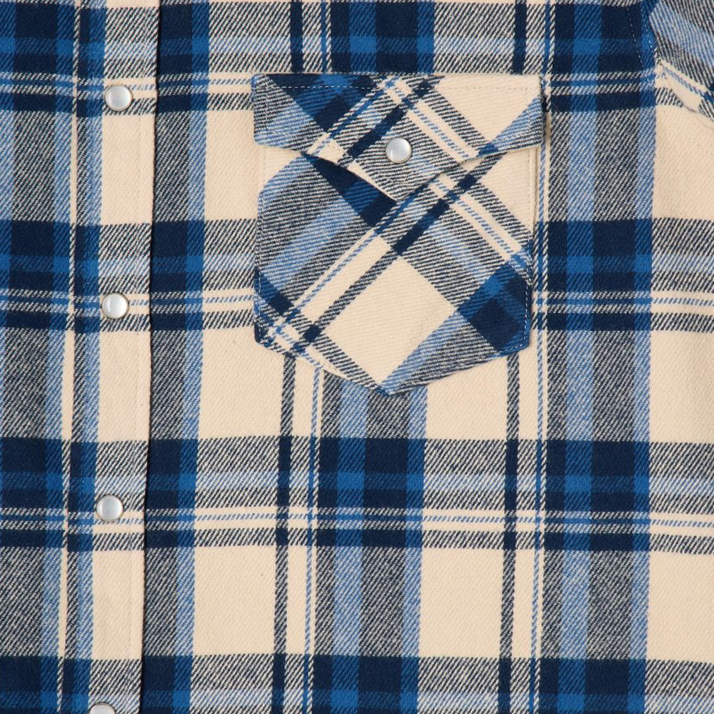 Edwin Western Shirt - Navy/Blue