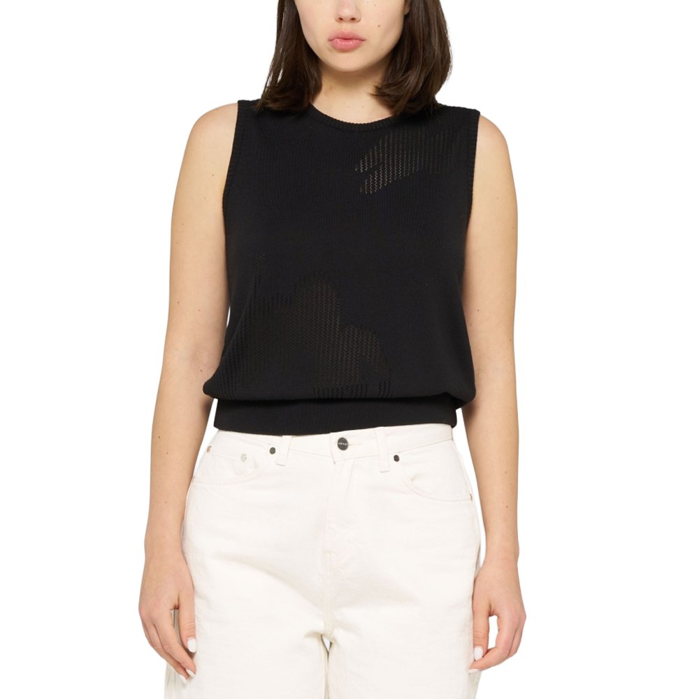 Edwin W' Zoe Knitted top - Black