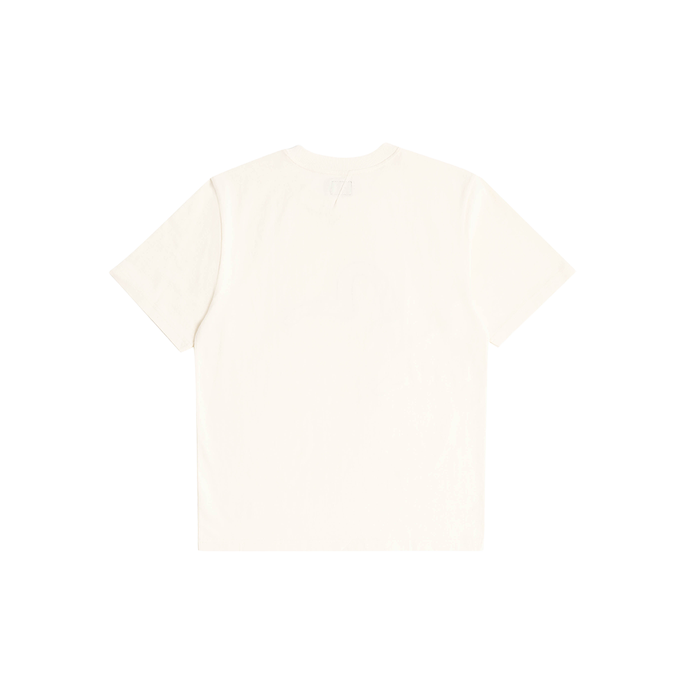 Evisu Brocade Seagull Appliqué T-shirt - Ecru