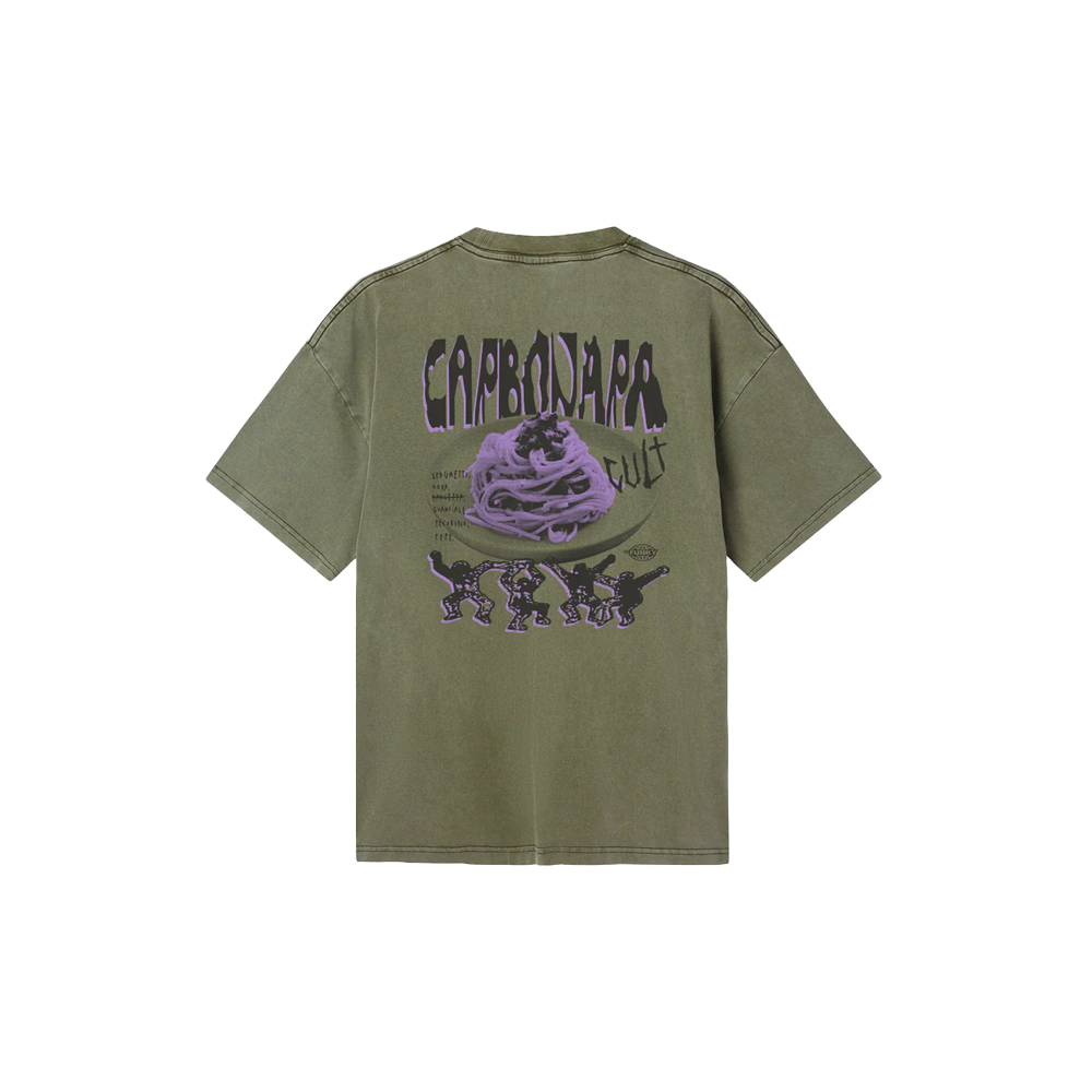 Funky Cult Tee - Washed Olive