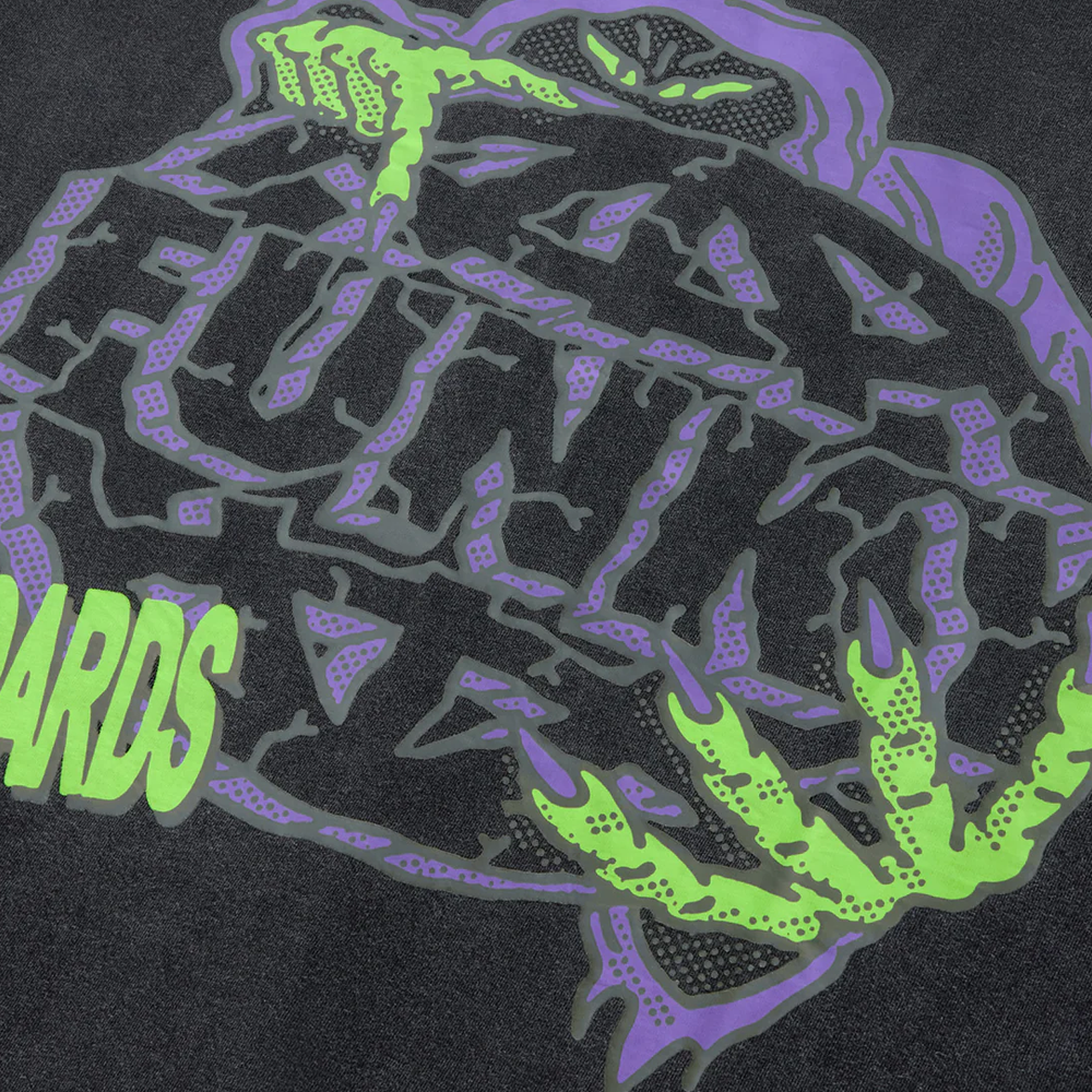 Funky Goblin Logo Tee - Washed Black