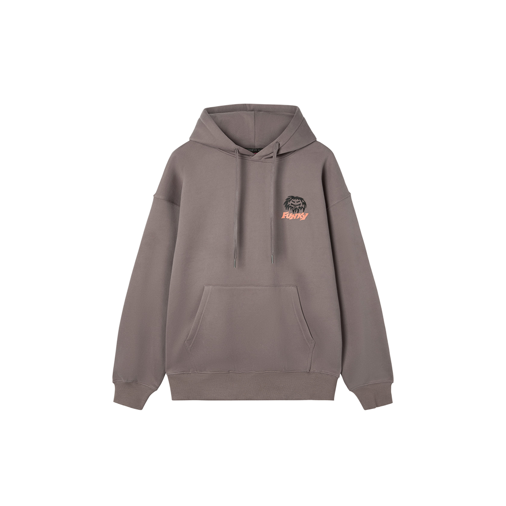 Funky Grog logo Hoodie - Mud