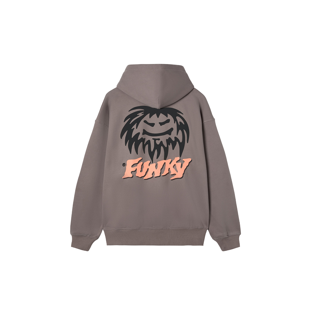 Funky Grog logo Hoodie - Mud