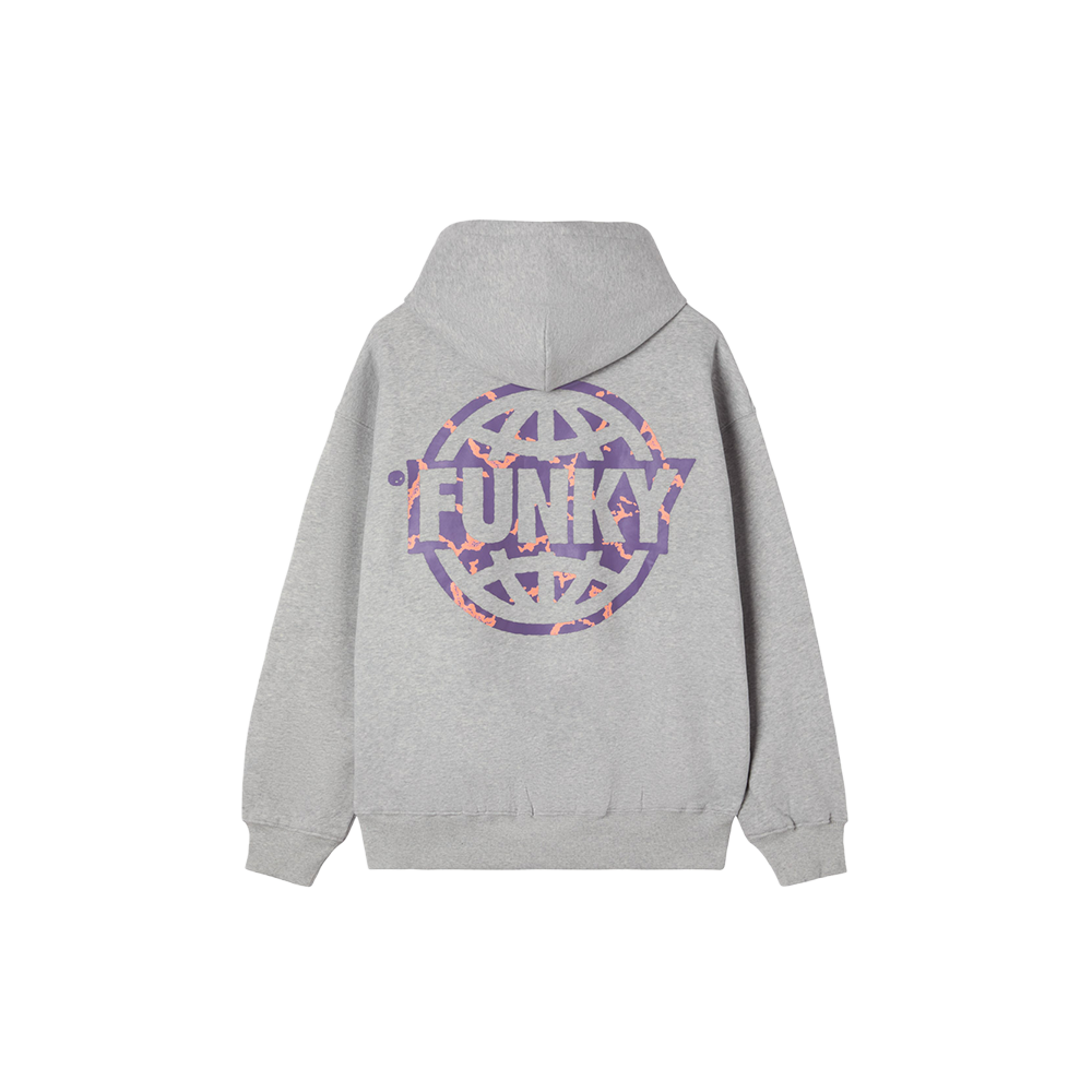 Funky Rift logo Hoodie - Heather Grey