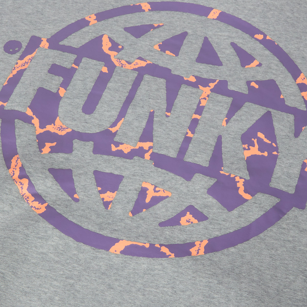 Funky Rift logo Hoodie - Heather Grey