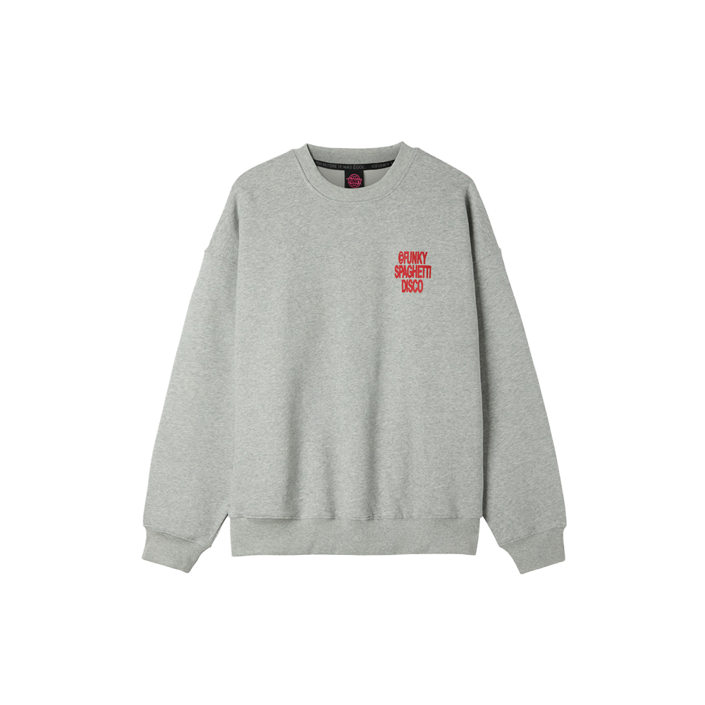 Funky Spaghetti Crewneck - Grey