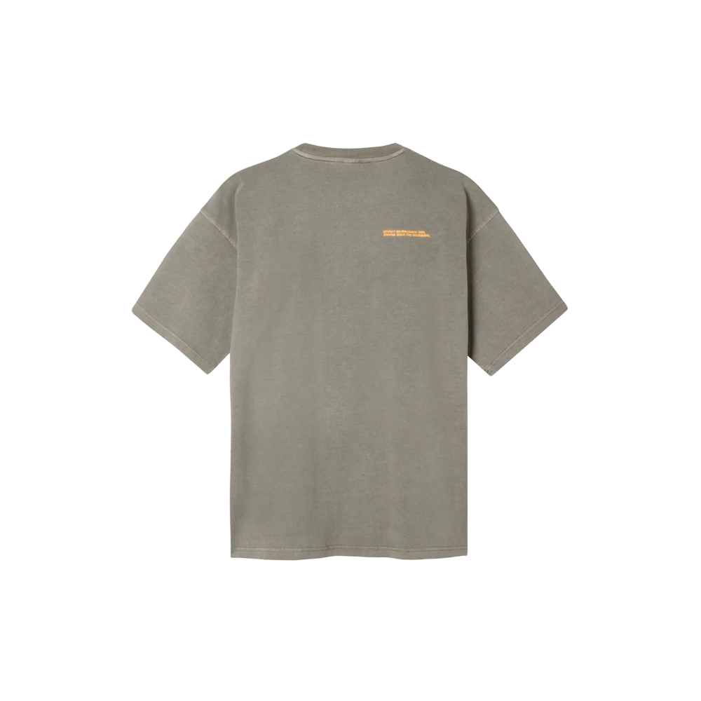 Funky Logo Embroidery Tee Washed - Sand