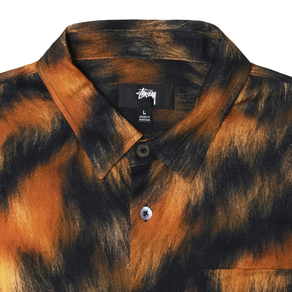 Stussy Fur print shirt - Tiger