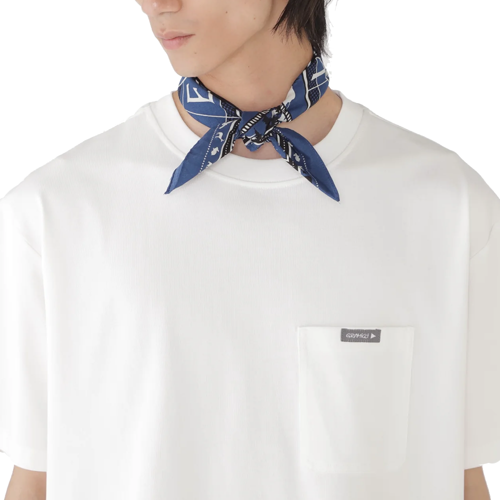 Gramicci x and wander Yosemite Graphic Bandana - Blue