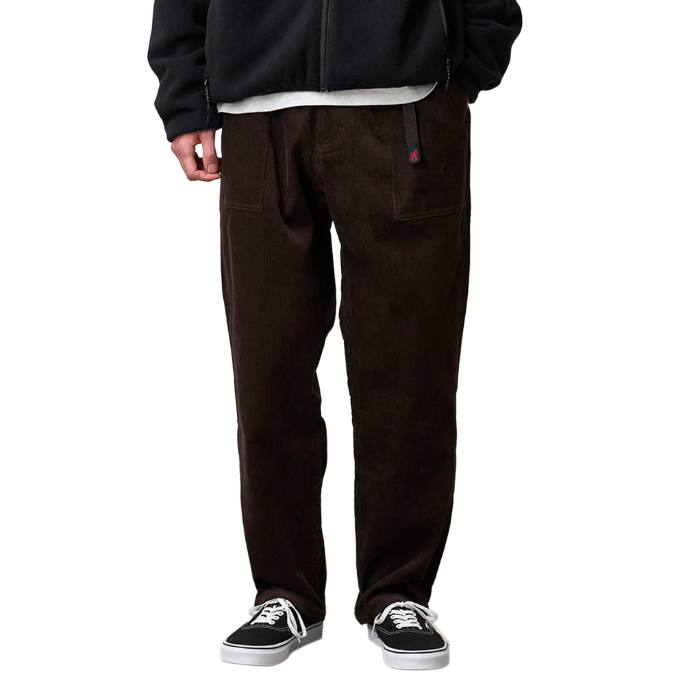 Gramicci Corduroy Loose Tapered Ridge Pant - Deep Brown