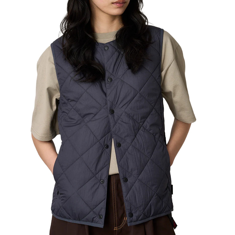 Gramicci Thermal Insulation Quilted Vest - Black