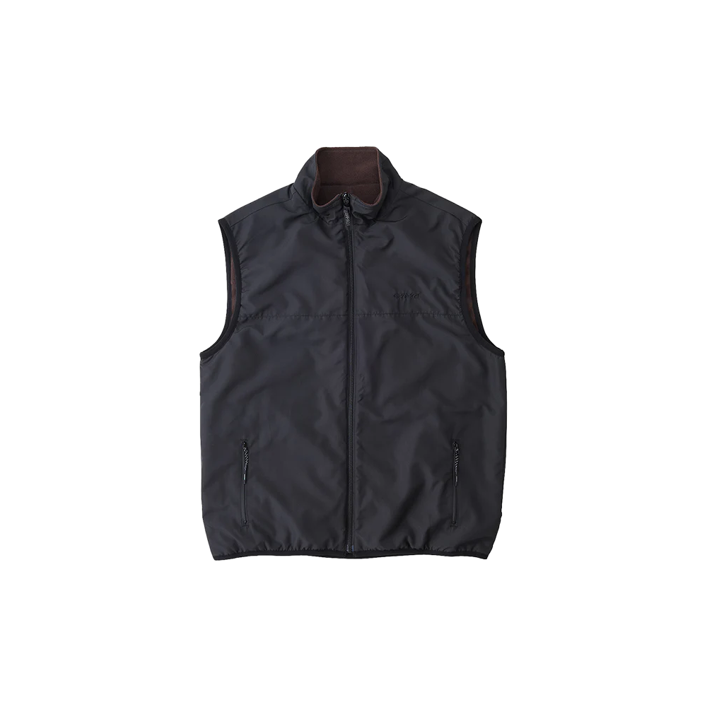 Gramicci Thermal Fleece Reversible Vest - Tobacco
