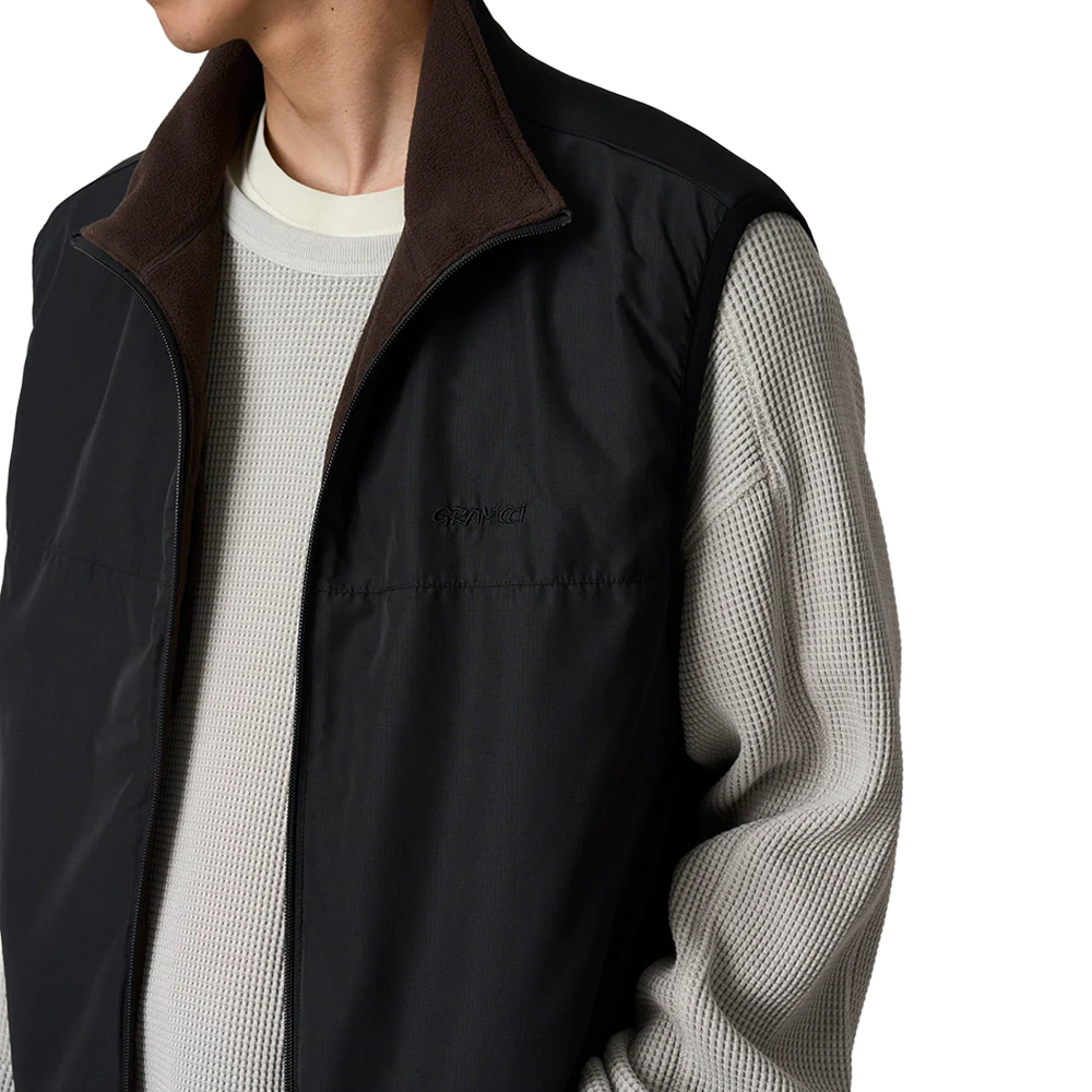 Gramicci Thermal Fleece Reversible Vest - Tobacco