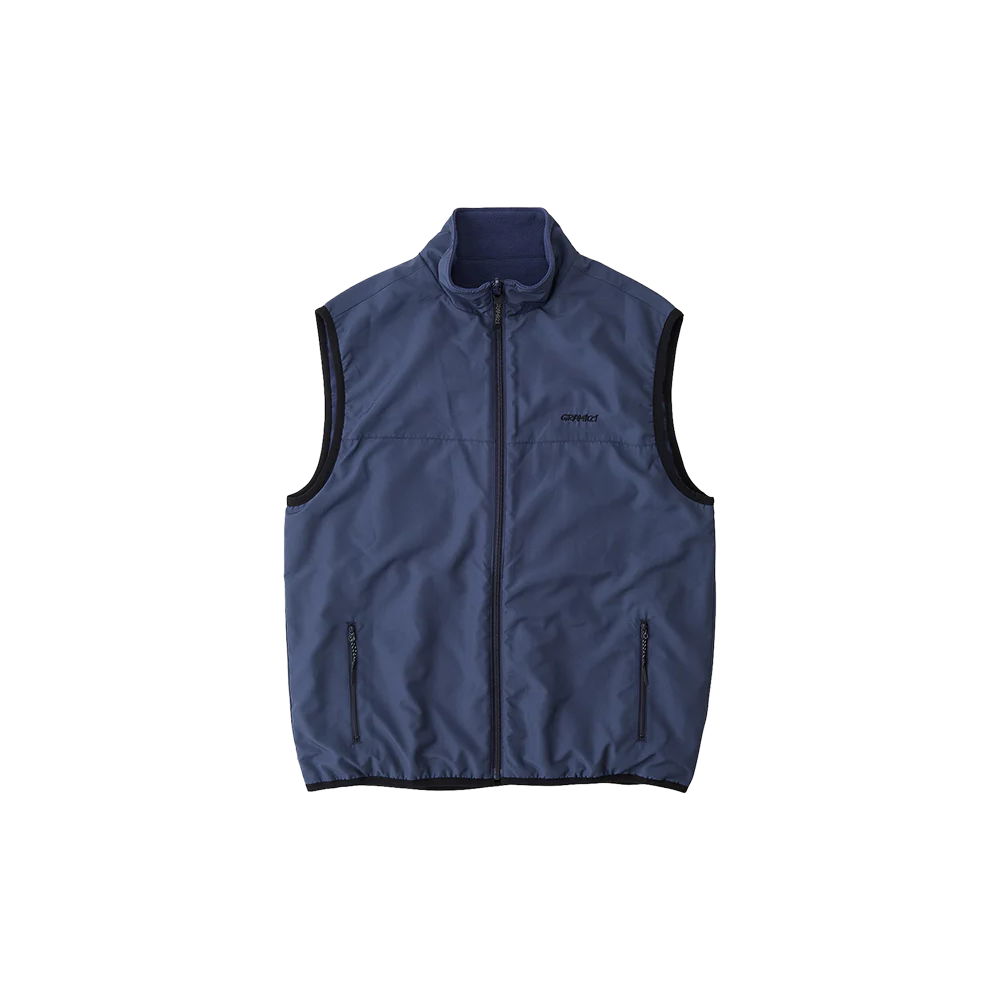 Gramicci Thermal Fleece Reversible Vest - Navy