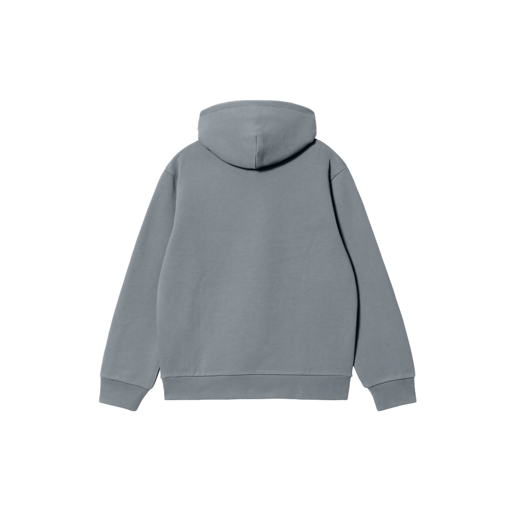 Carhartt WIP Hooded Carhartt Sweatshirt - Dove Grey/Wax
