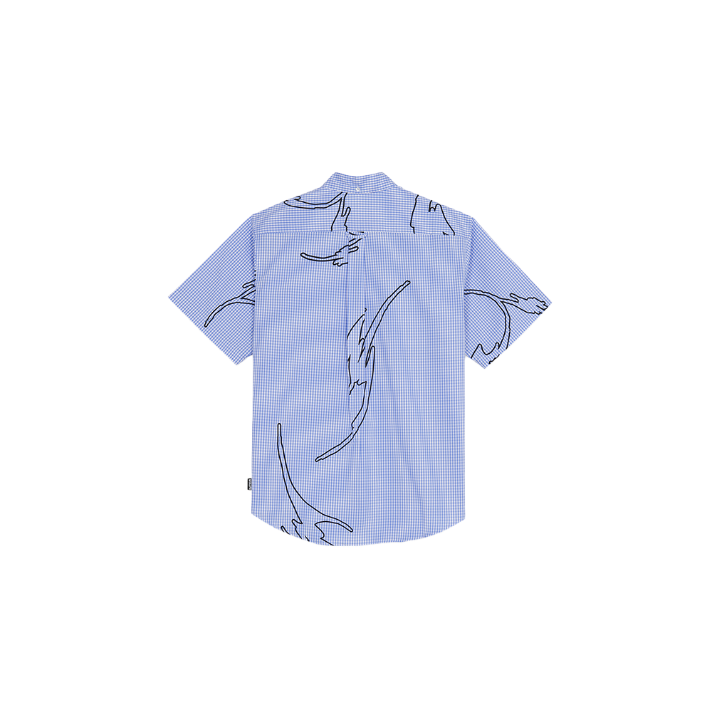 Iuter Legacy Vichy Regular s/s Shirt - Light Blue