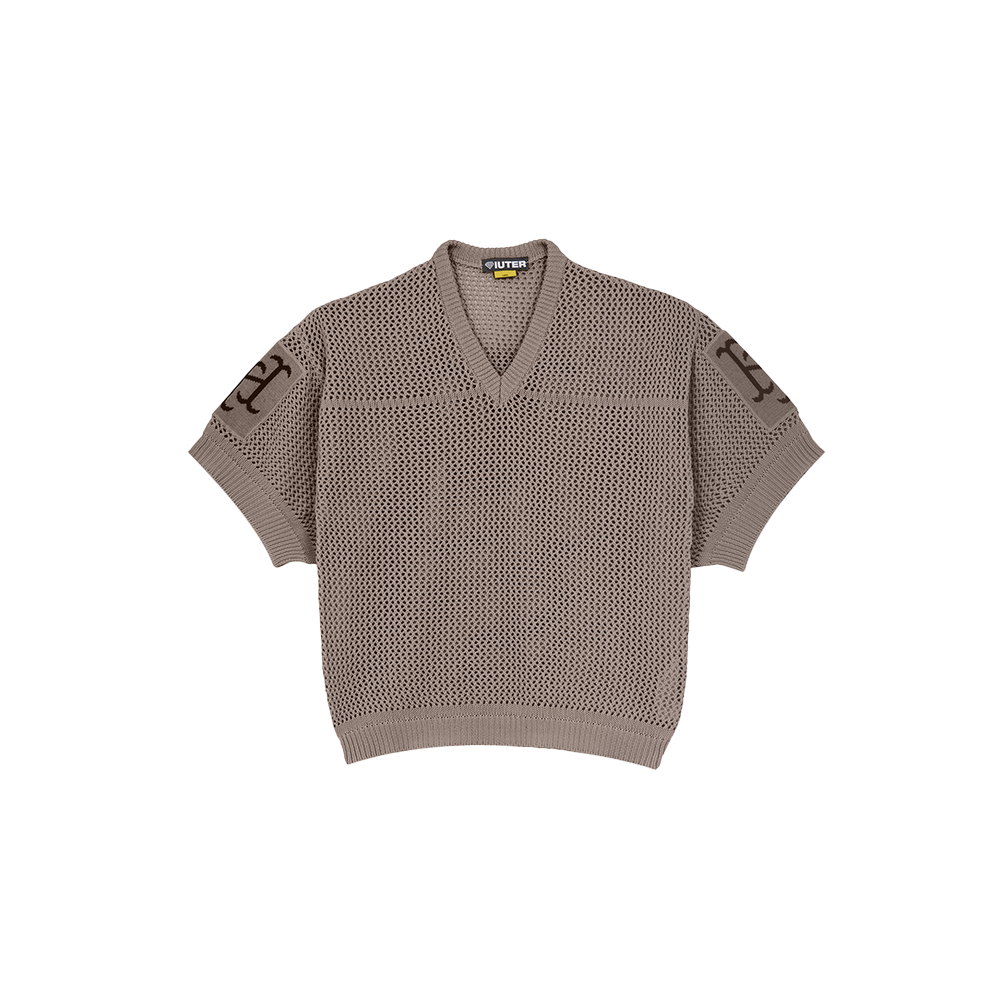 Iuter Mesh Football Jersey - Brown