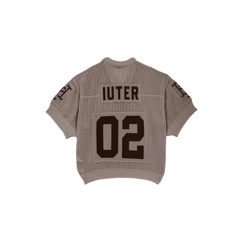 Iuter Mesh Football Jersey - Brown