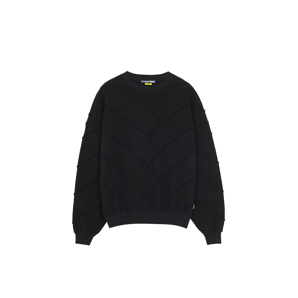 Iuter Parquet Crewneck - Black